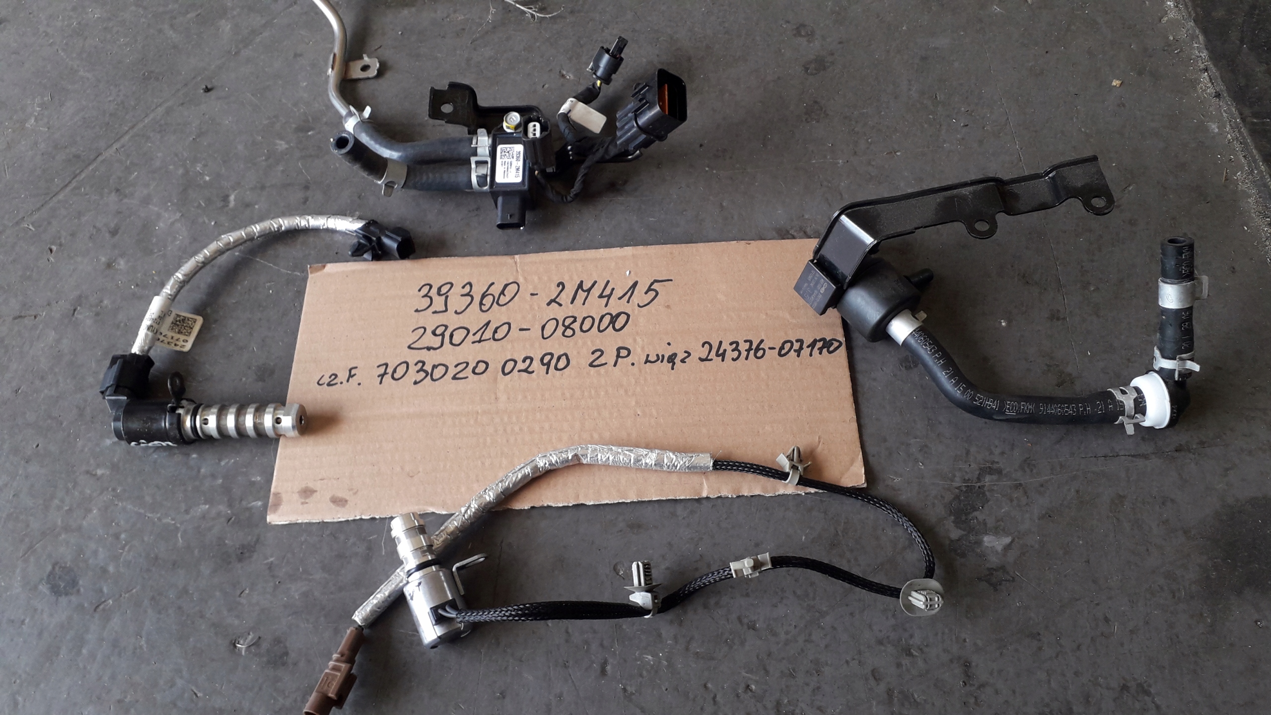 39360-2M415 29010-08000 - KIA CEED III 2021 ЛИФТ 1.0 T 48V ДАТЧИК КЛАПАН