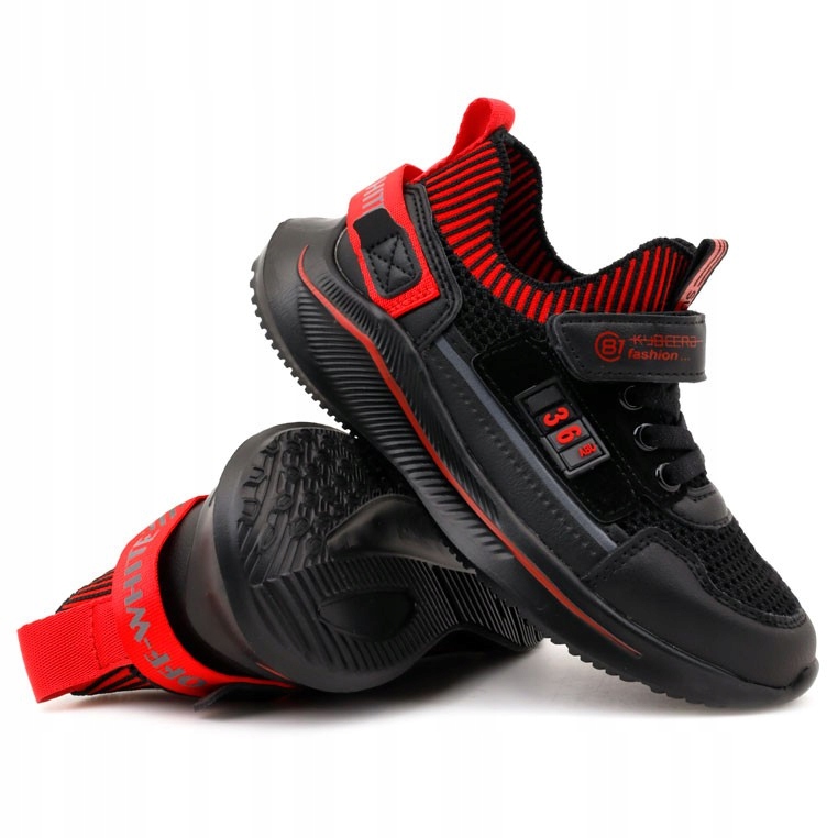 

Buty sportowe dziecięce lekkie oddychające czarne