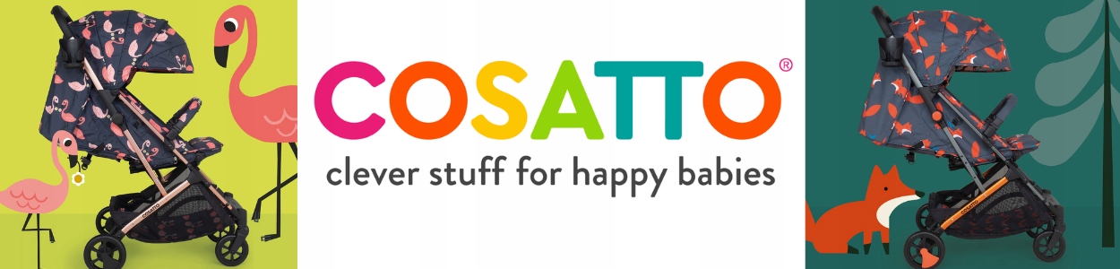 Lekka Spacerówka Cosatto Woosh 3 - Kwiaty Wysokość produktu 106 cm