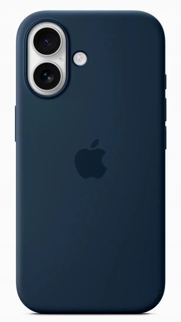 Silikonové pouzdro na iPhone 17 Tmavě granátové Silicone Case Midnight Blue