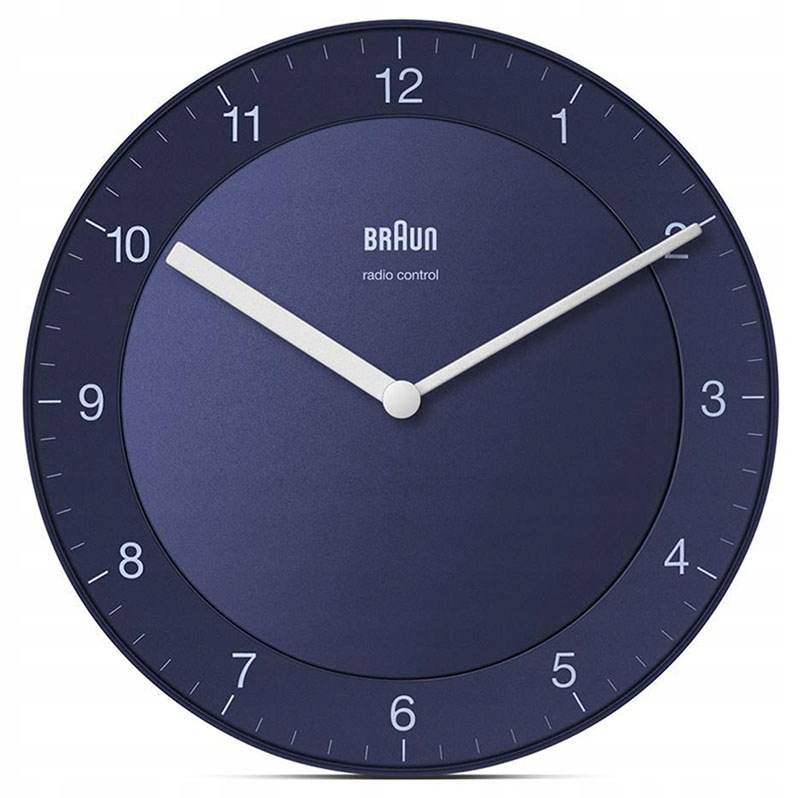 Synchronizované rádiové nástenné hodiny Braun Matné