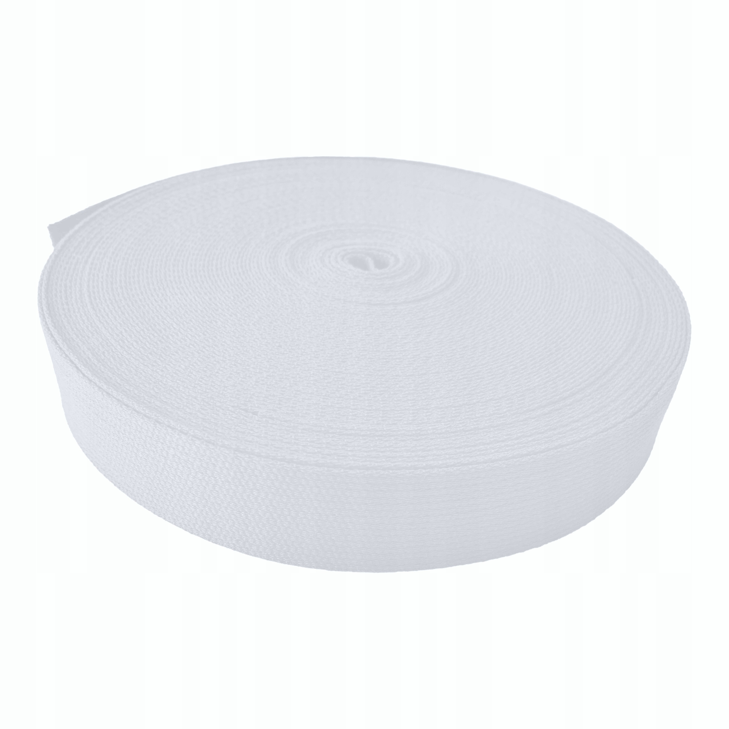 Taśma Parciana Bawełniana 30mm Biały 1m