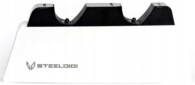 Ładowarka do padów PS5 SteelDigi AZURE CANOE biała Kod producenta PS5-DC01W