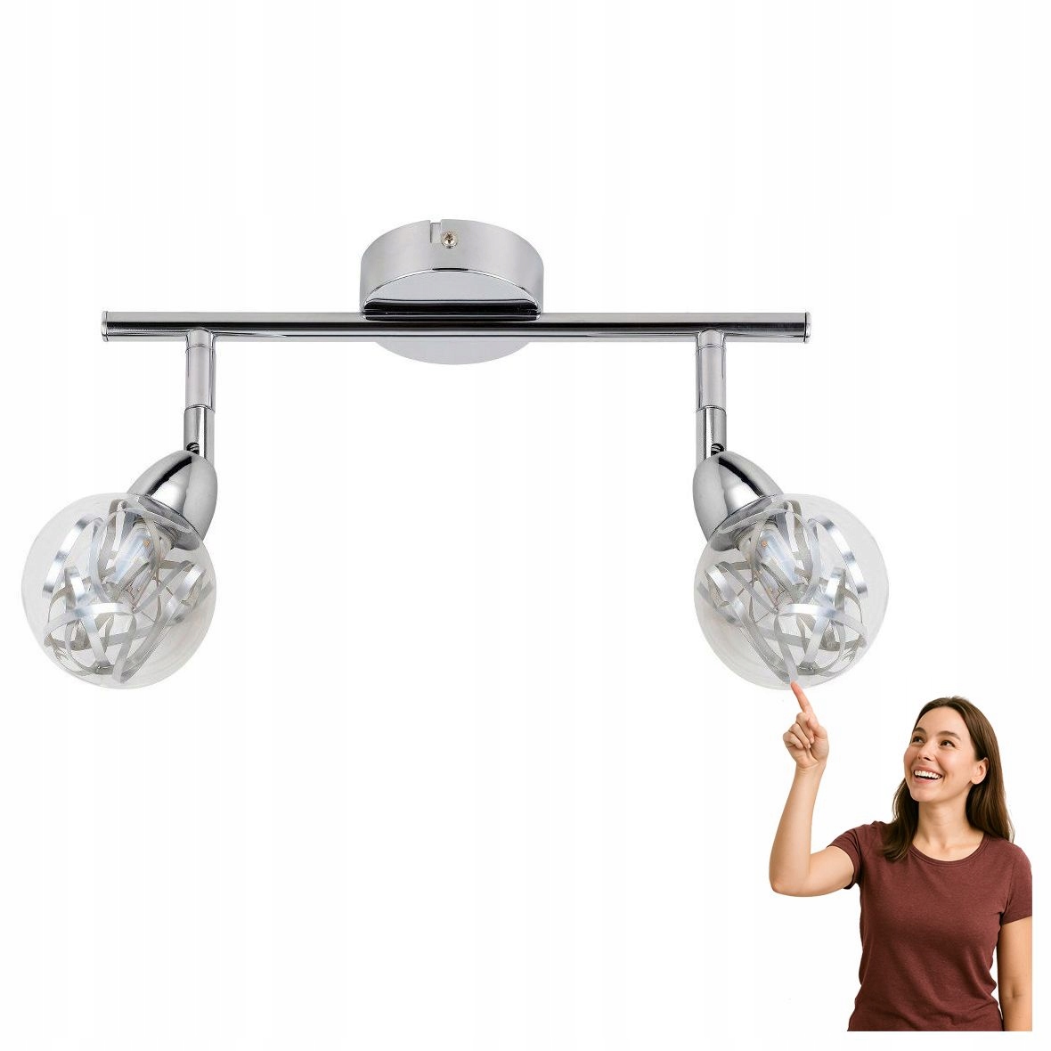 Led spotová reflektorová lampa 2x6W Bolo 92-67586 Candellux