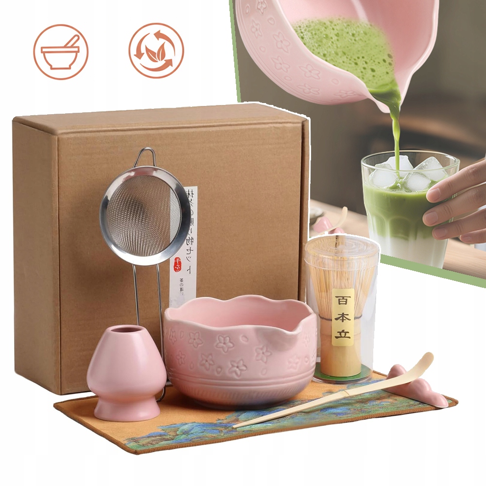 Sada Na Čaj Matcha 7DÍLNÁ Sada Metliček Matcha Na Čaj Matcha