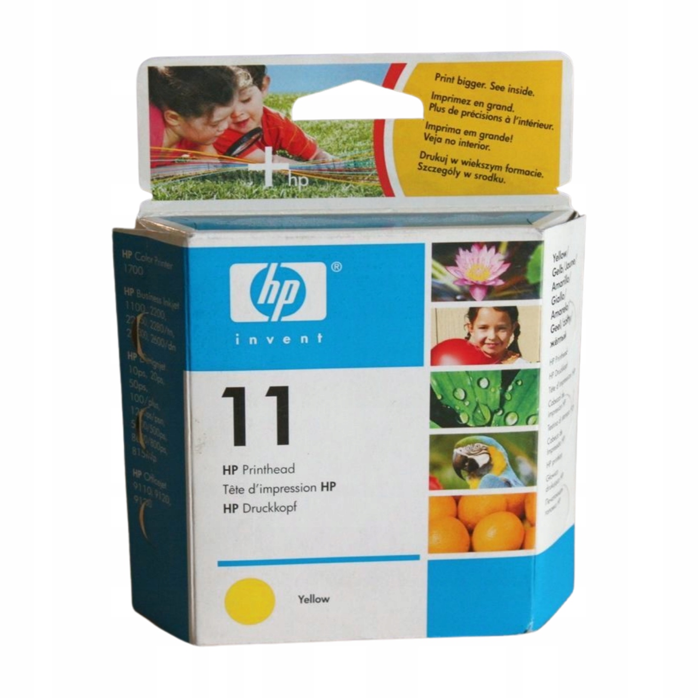 Hp 11 C4813A hlava žlutá 06-08 originál