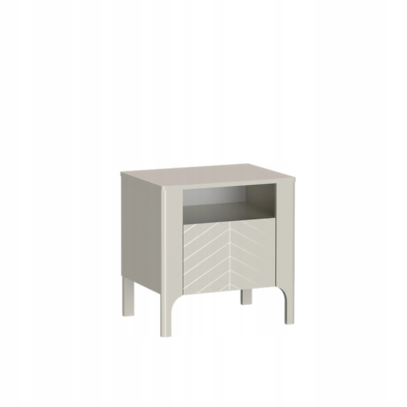 Elegantní noční stolek pro mládež do ložnice Jedle P10 Kašmír