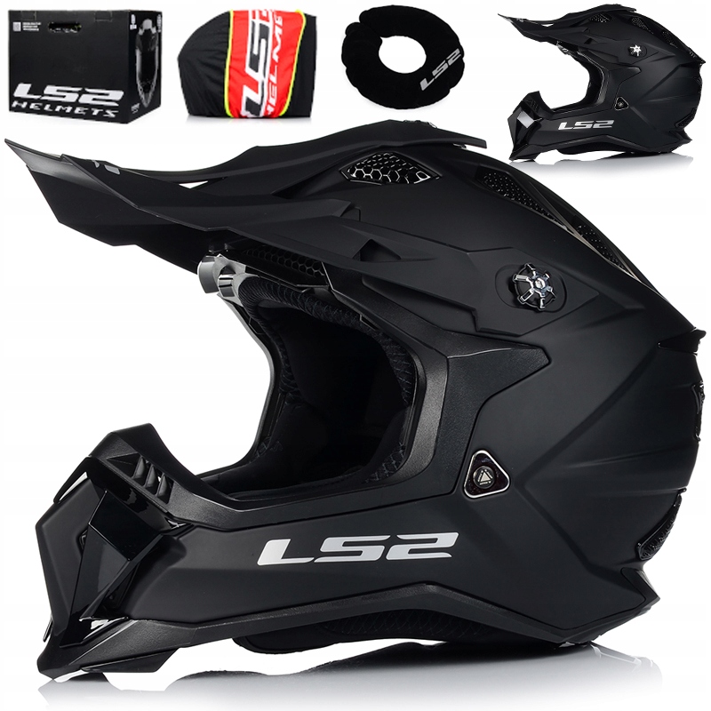 Motocyklová Prilba LS2 MX700 Subverter Evo II Noir Cross Štvorkolka Atv Ecer 22.06