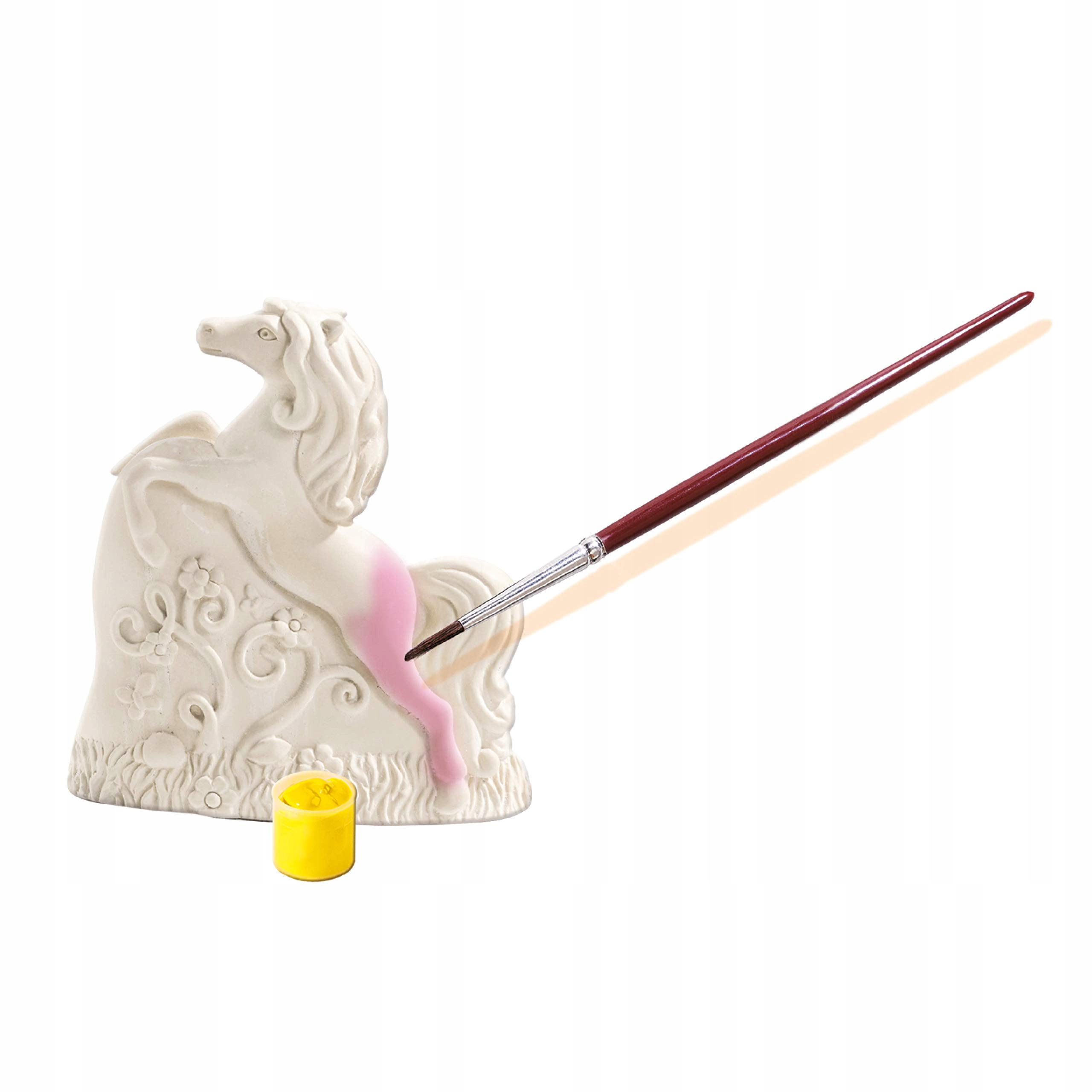 SES Odlewy gipsowe Koniki 3D z farbami + brokat Rodzaj figurki 3D