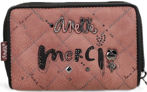 A55 Damski Portfel Anekke portmonetka etui karty Real Mademoiselle Parisian