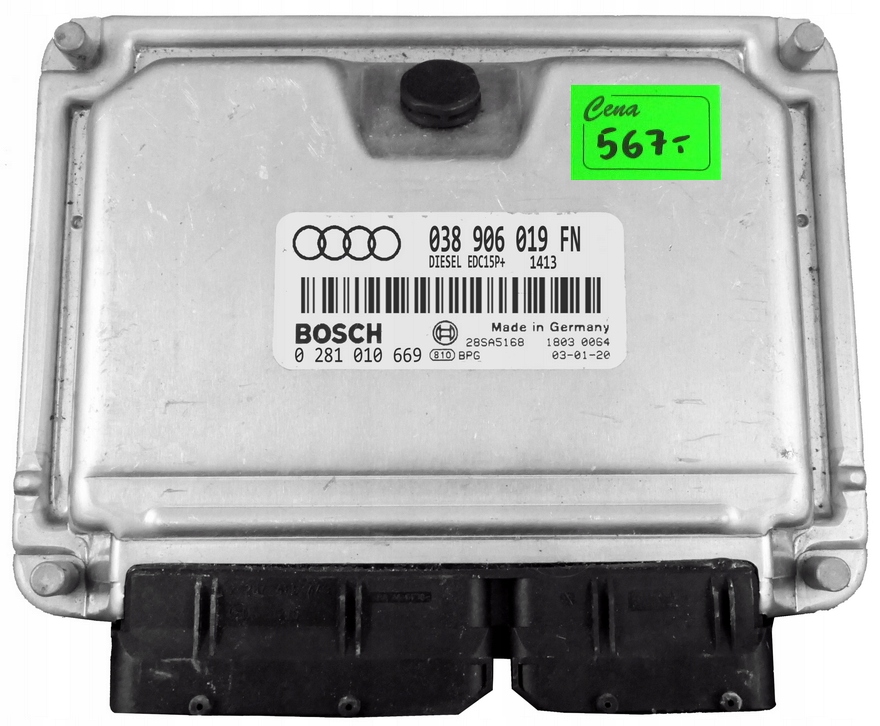 AUDI A4 STEROWNIK KOMPUTER STEROWNIK 0281010669 038906019FN