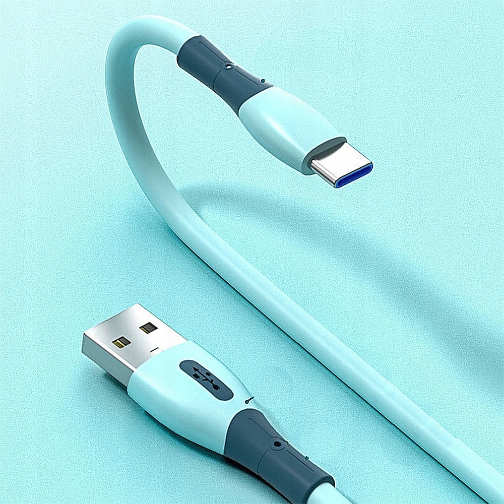 Kabel Przewód Wytrzymały TYP-C USB C QC 3.0 Ładowanie o długości 1.8m 180cm Złącza USB typ C USB