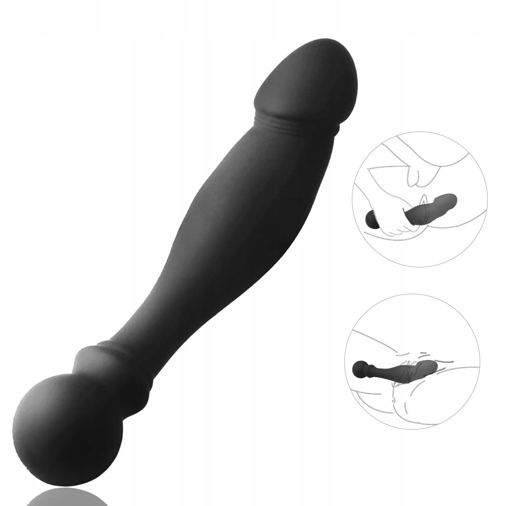 SXOVO Silikonowy Dildo Do Masażu Prostaty i Stymulacji Punktu G Analny Plug — miniatura 6