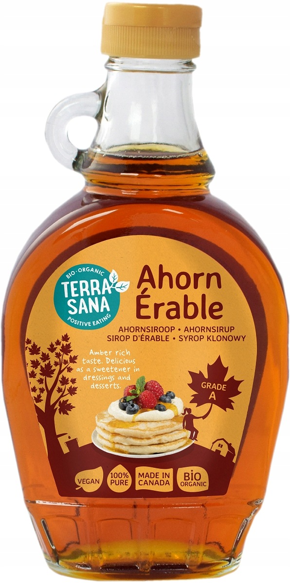 6x Syrop Klonowy A Bio 330 g (250 ml) Terrasana