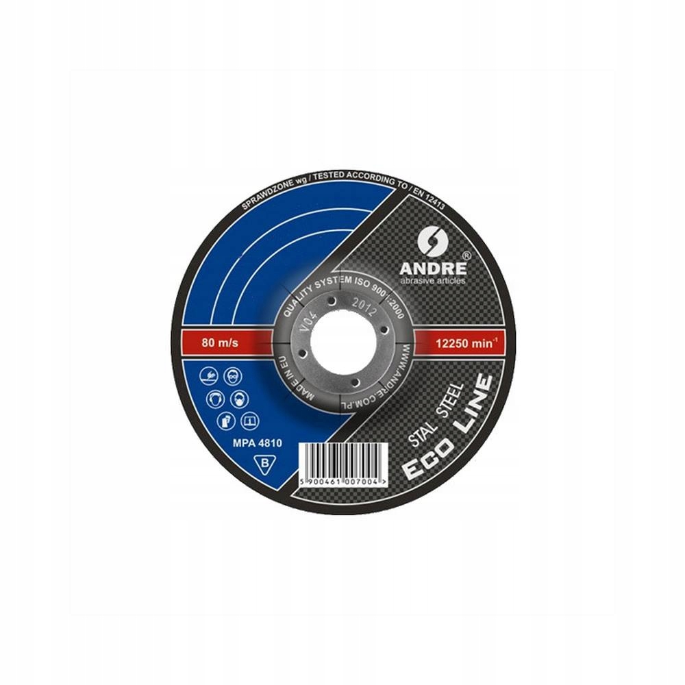 

Tarcza do metalu Andre T27 125x6,0x22,2 A30QBF