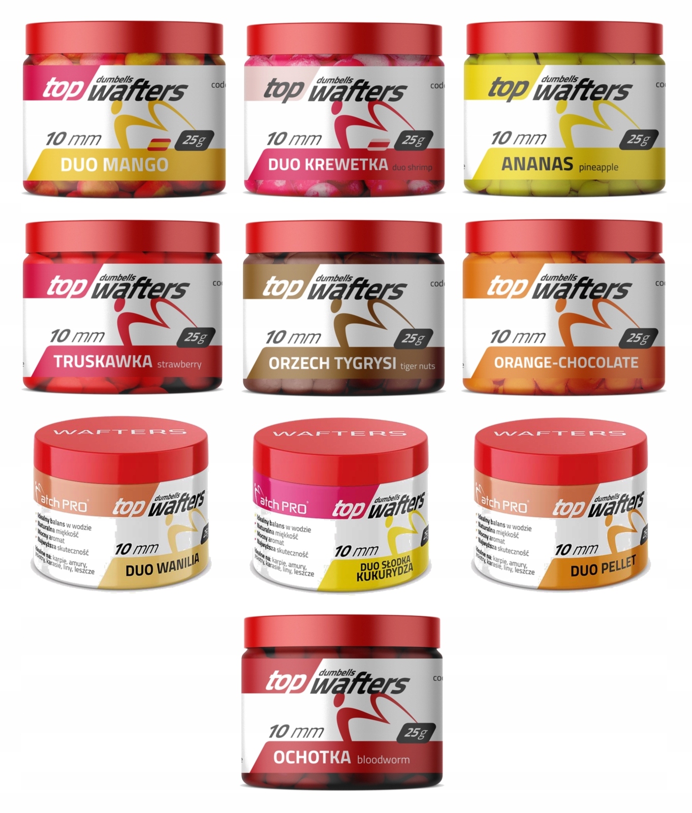 Matchpro Sada Top Wafters 10mm 20g Mix1