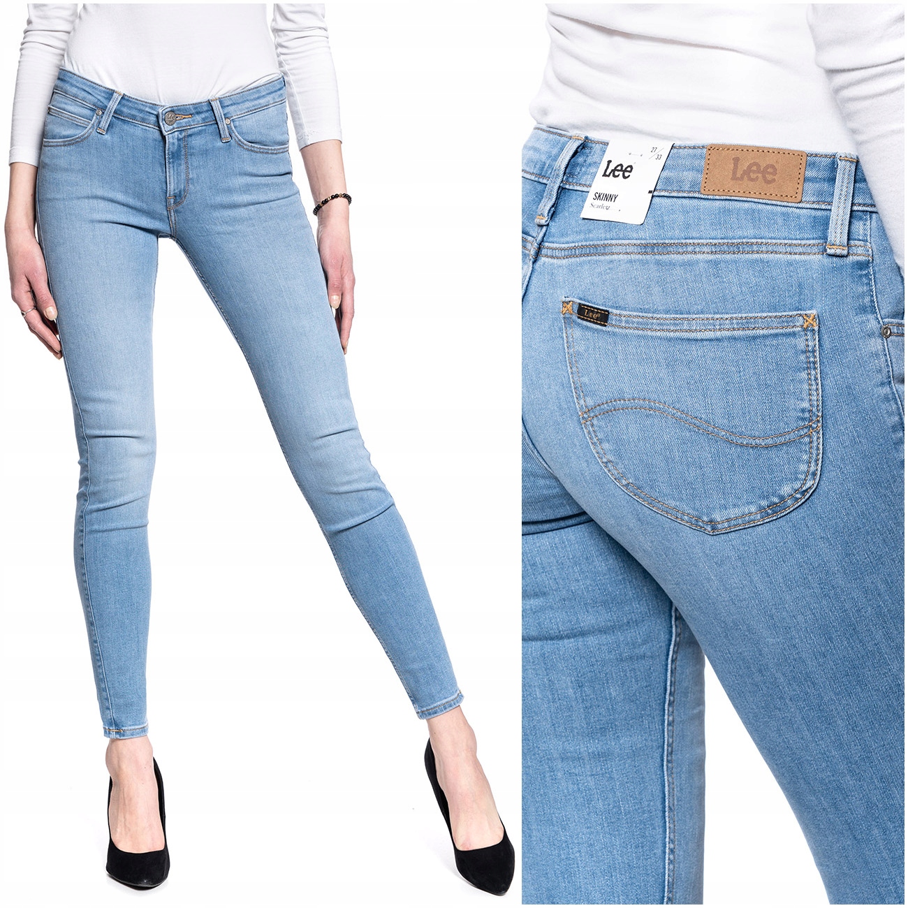 

Lee Scarlett Damskie Spodnie Jeansowe W29 L31