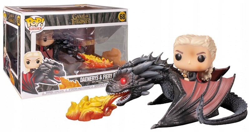 Funko Pop! Game Of Thrones Pop Ride DLX 68 Daenerys Fiery Drogo