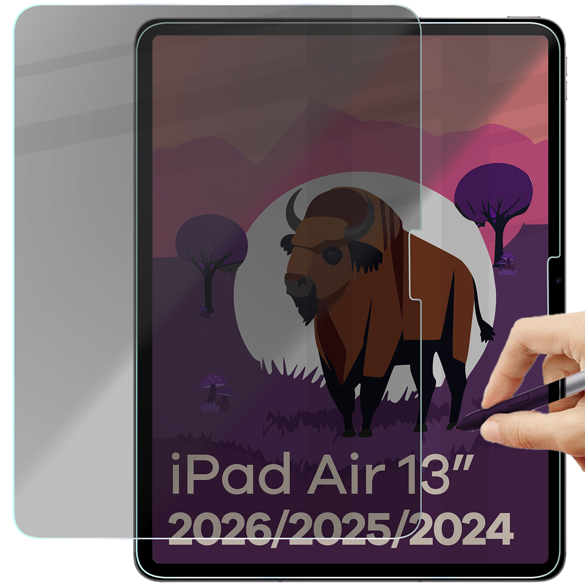 Sklo na displej pro Bizon pro iPad Air 13" M4/M3/M2 sklíčko