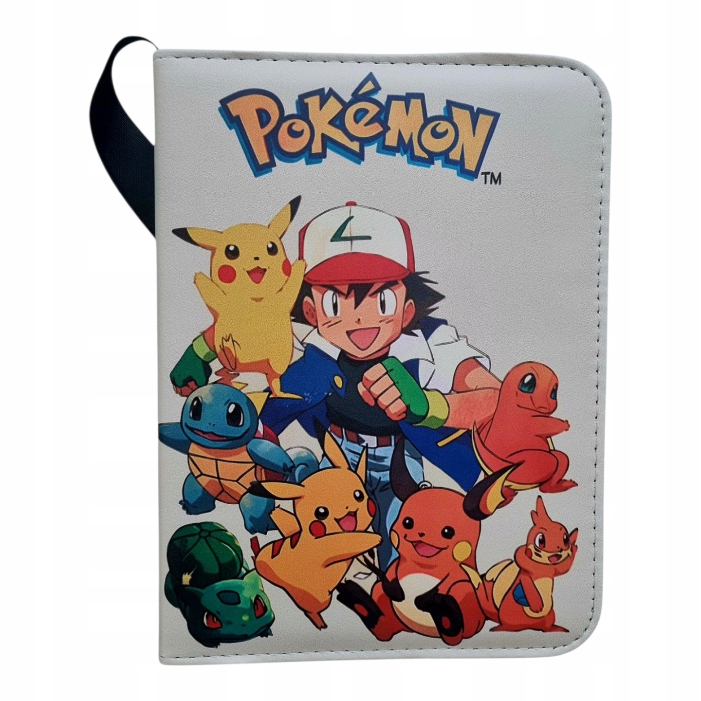 ALBUM NA KARTY POKEMON BIAŁY ASH PIKACHU - SEGREGATOR NA 400 KART