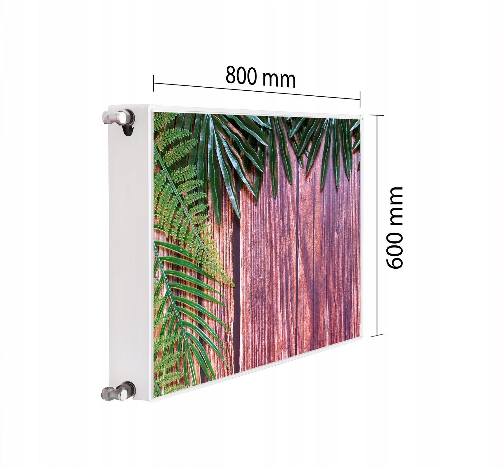 Magnetická Krytka Na Radiátor 80x60 Dřevo Podložka Magnet