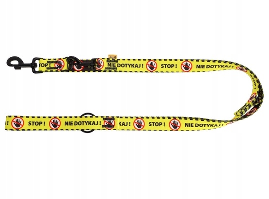 Levně Vodítko Pro Psa Městské, Nastavitelné, Výstražné, Nedotýkejte Se