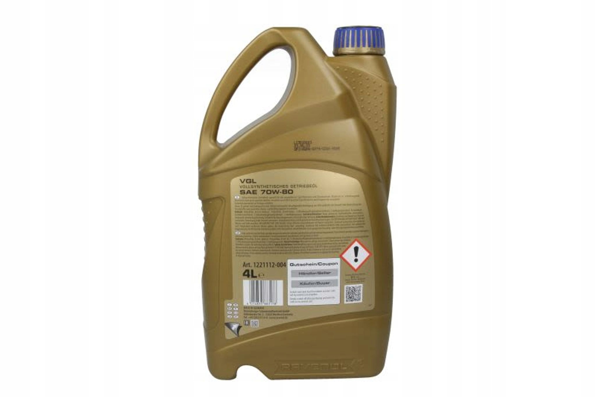 Olej Ravenol 70W80 4L Vgl Ls GL5+ MI 70W80 Vgl 4L Ravenol