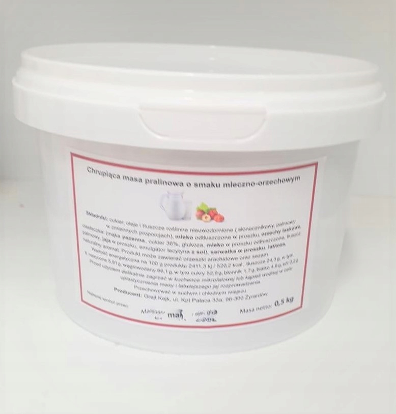 Křupavá pralinková hmota Grejt Kejk Mléčno Ořechová 1,5 kg Kinder Bueno