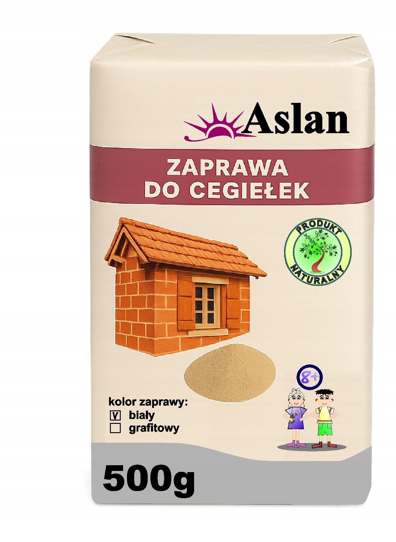 zaprawa do cegiełek biała 0,5kg