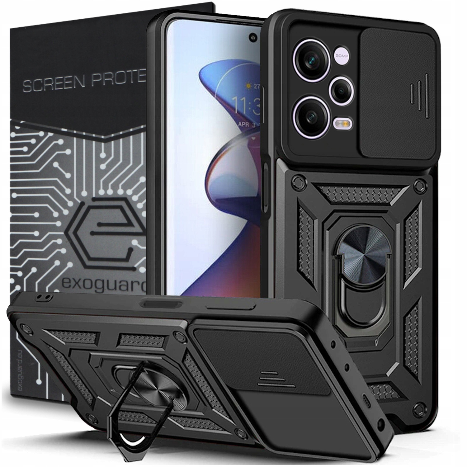 

Etui+szkło do Redmi Note 12 Pro Poco X5 Pro 5G
