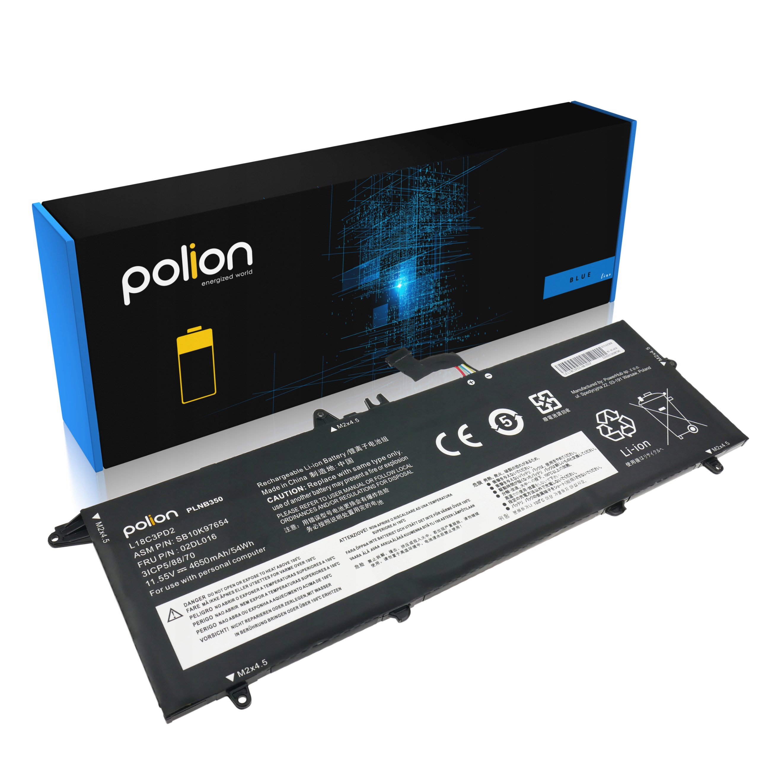 Baterie L18C3PD2 pro Lenovo ThinkPad T490s T495S T14S