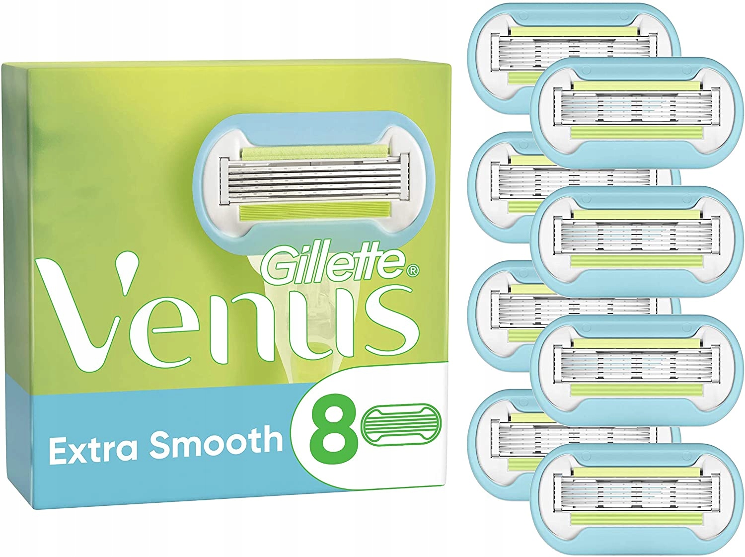 Náplň do strojku Gillette Venus Extra Smooth 8 ks 5 břitů