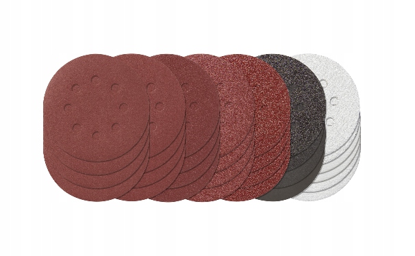 Papier ścierny Parkside do szlifierki mimośrodowej Ø 125 mm. 30 szt