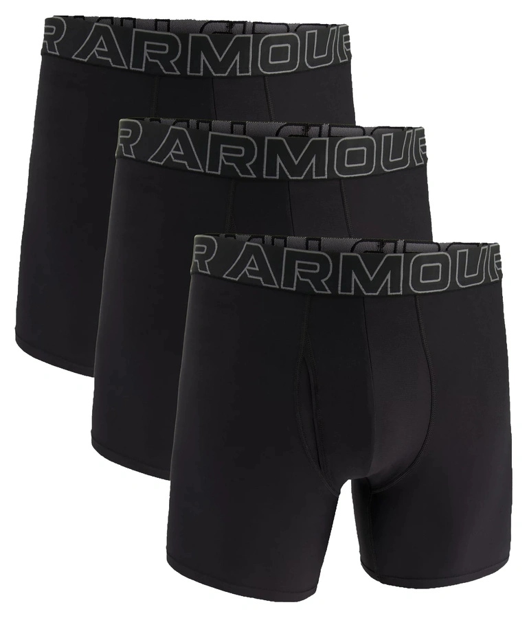 Bokserki męskie Under Armour Czarne 3 Pak Performance Tech r XL