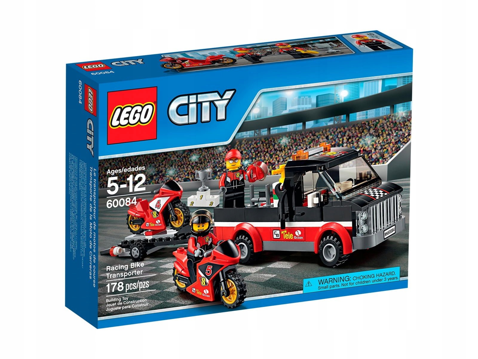 LEGO City 60084 Transporter motocykli + GRATIS
