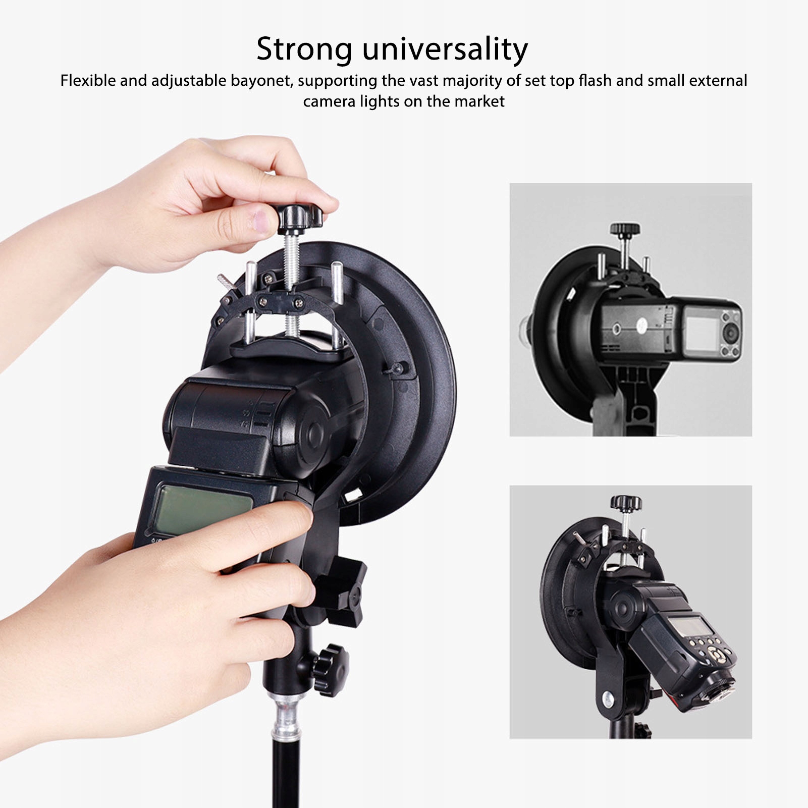 UCHWYT MOCOWANIE BOWENS S DO LAMP BŁYSKOWYCH Model 2214230090211