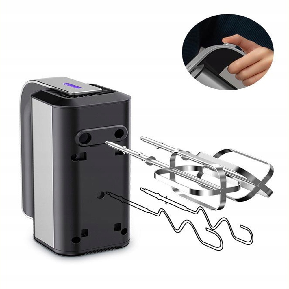 MIKSER RĘCZNY 800W ROBOT KUCHENNY TURBO 800W +4 KOŃCÓWKI Model Trzepaczka do jajek