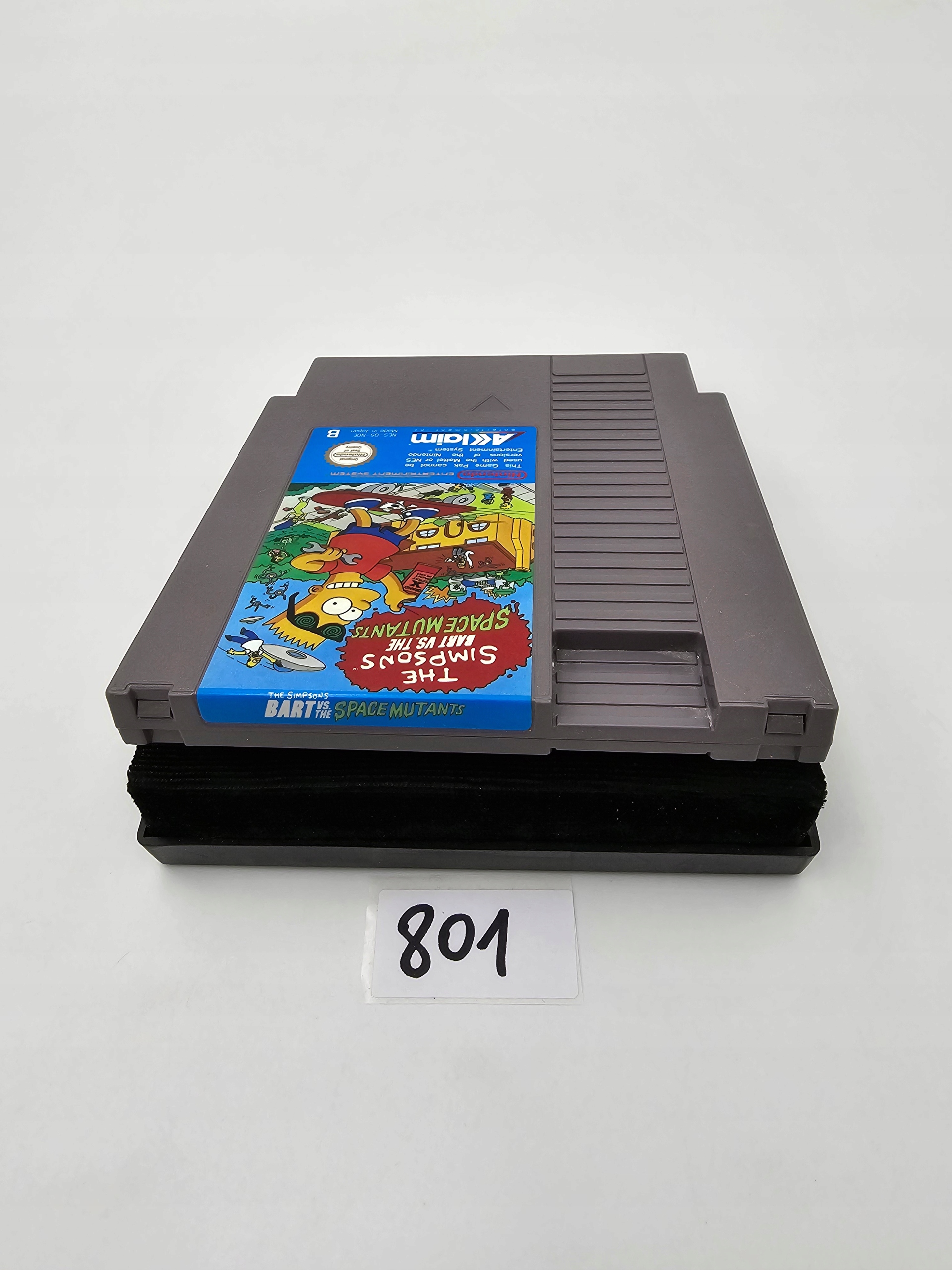 NINTENDO NES THE SIMPSONS BART VS THE SPACE MUTANT ORYGINAŁ Wydawca .dat