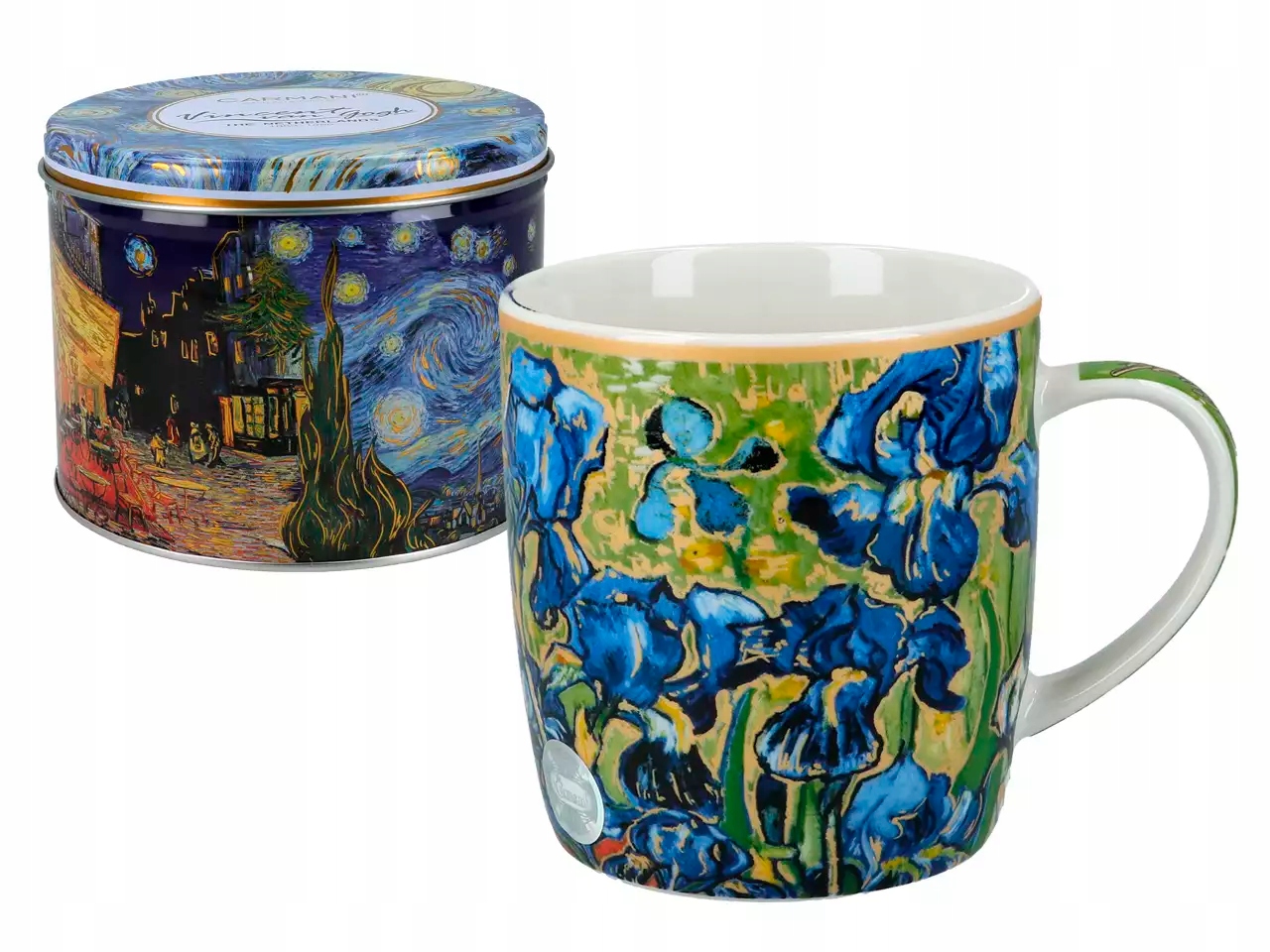 

Kubek van Gogh Irysy Piękny Kubek w Puszce