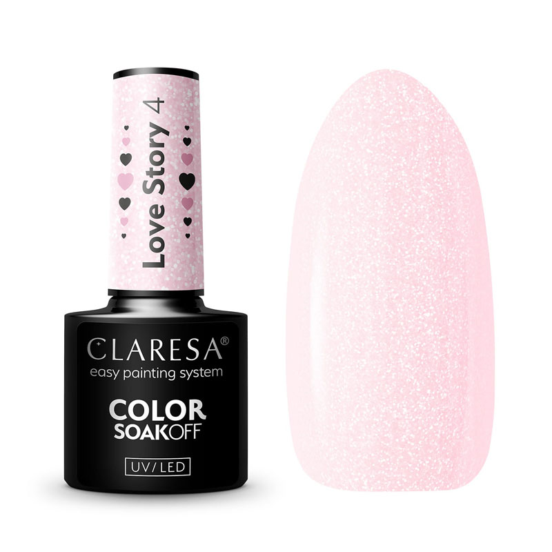 

Claresa Lakier Hybrydowy Do Paznokci 4 Love Story