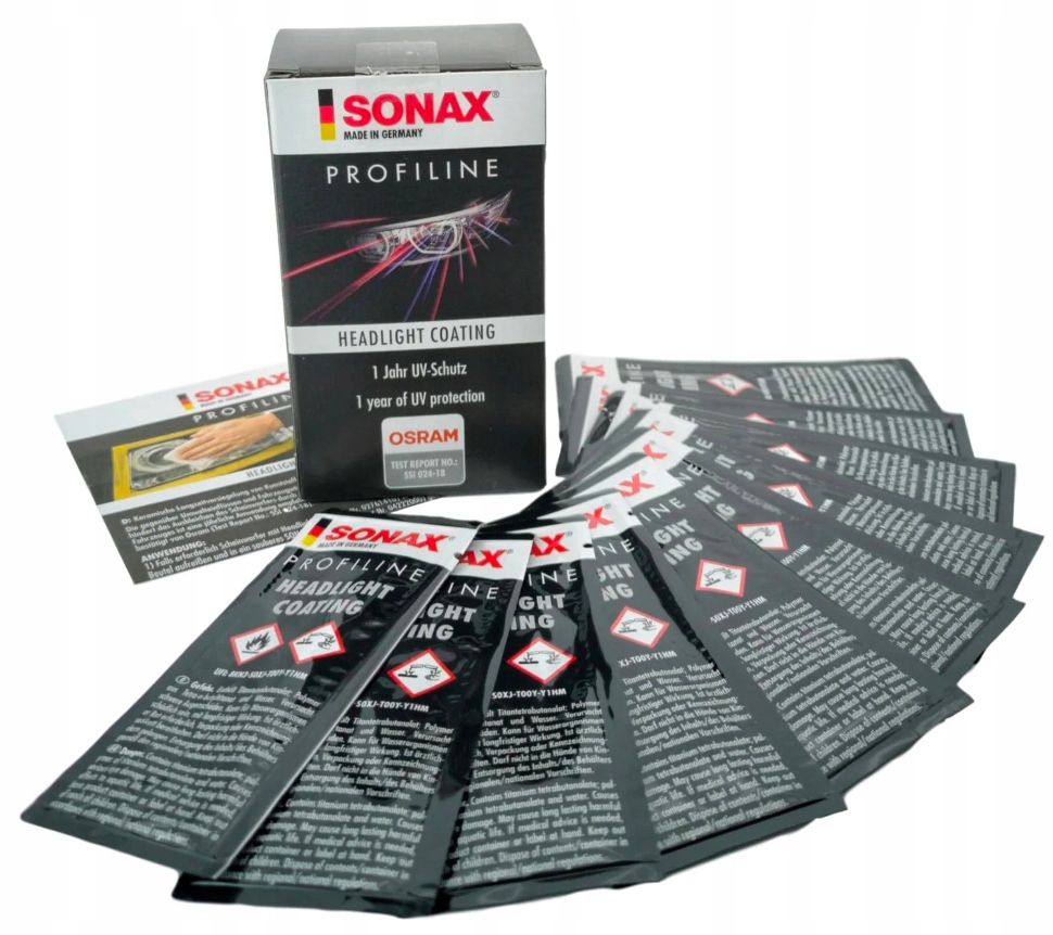 SONAX PROFILINE - HEADLIGHT COATING - POWŁOKA CERAMICZNA DO REFLEKTORÓW