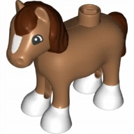 

Lego Duplo Figurka Koń Konik Kucyk nugat (20g)