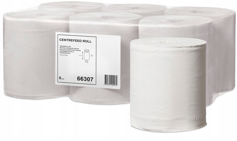 Tork 66307 Ręcznik papierowy Maxi M2 275m, 1-warstwowy, biały, wydajny