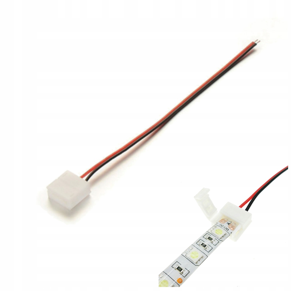 

Złączka do taśmy Led Wododpornej spinka kabel 10mm