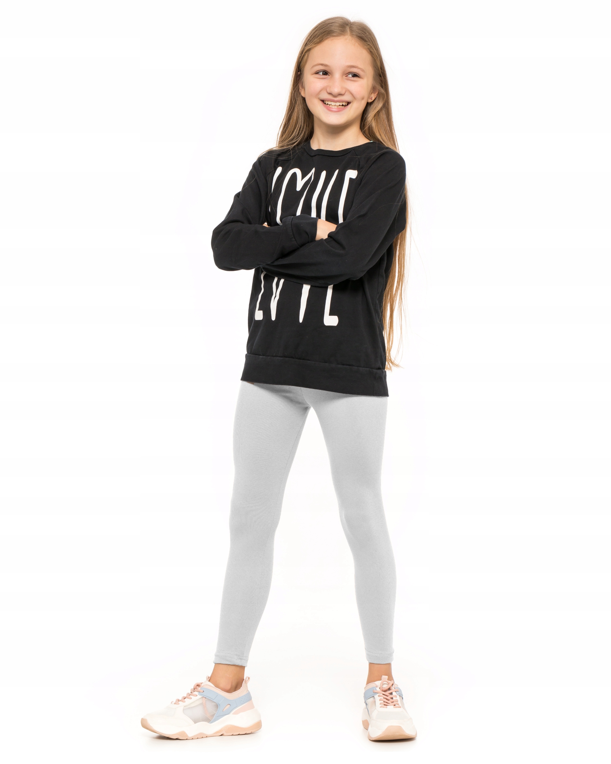 DZIEWCZĘCE LEGGINSY OCIEPLANE GETRY MELANŻ 98 Wiek dziecka 3 lata +