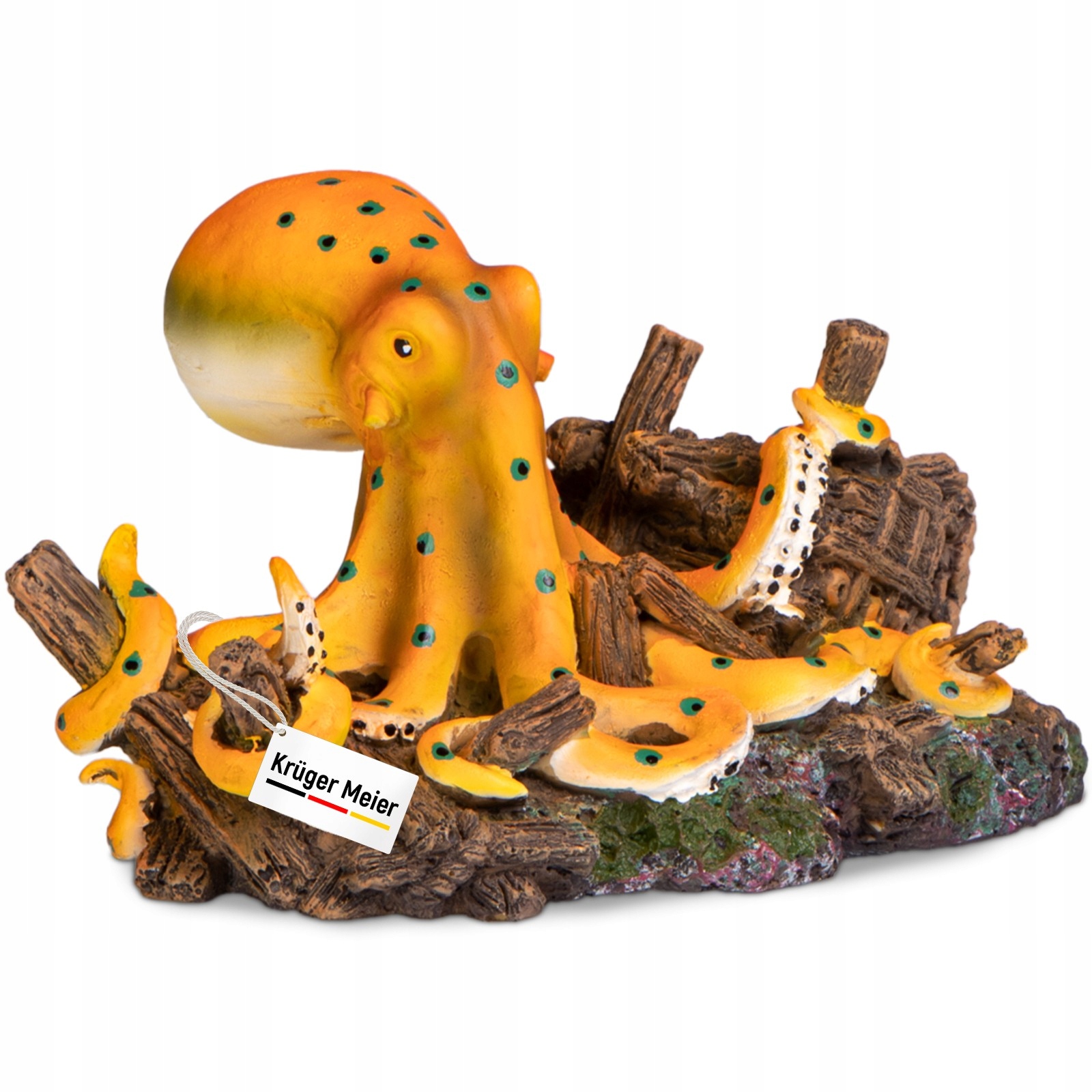 Levně Chobotnice Vrak Lodi Dekorace Pro Sladkovodní Mořské Akvárium 17 CM