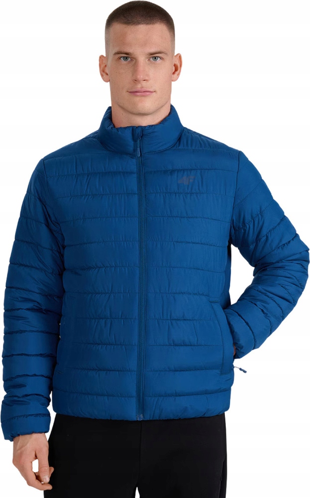 Pánská Péřová Bunda 4F M597 Modrá 4FWAW25TDJAM597 30S vel. L