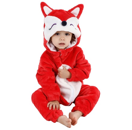 

Piżama Dla Dzieci Lisek Fox Kigurumi Onesie 100