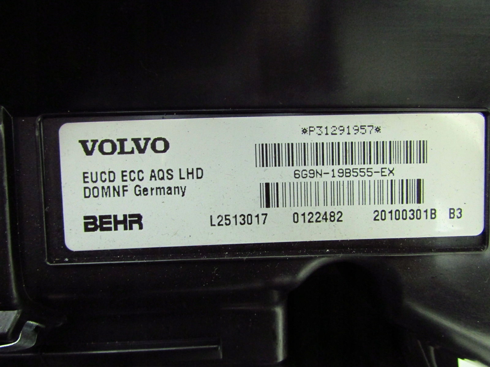 volvo V70 XC70 радиатор отопителя европа 07-16r 31291957