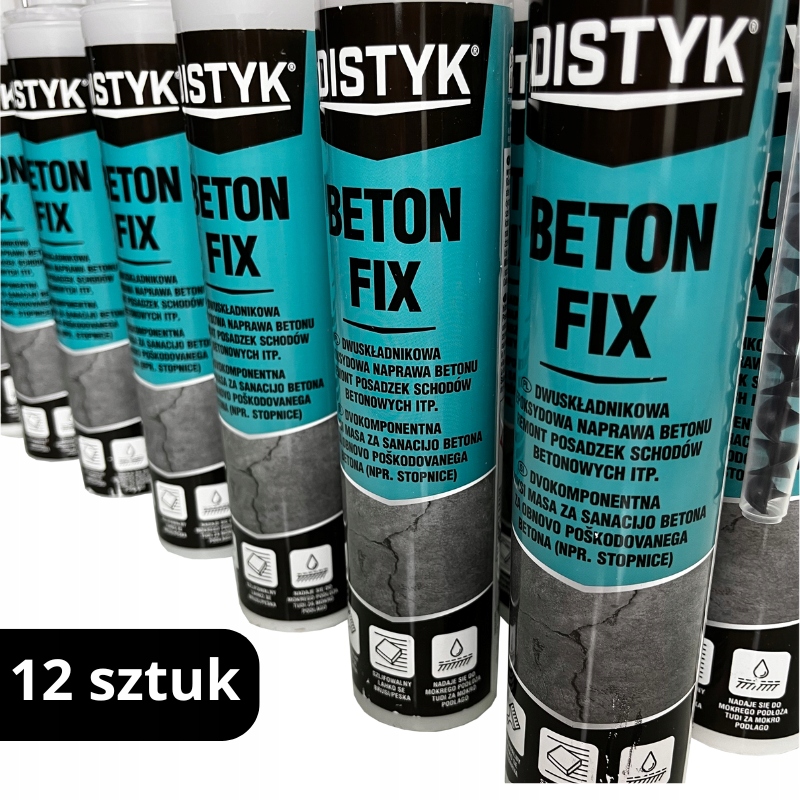 Epoxidová Živica Rýchla oprava betónu Distyk 12 ks